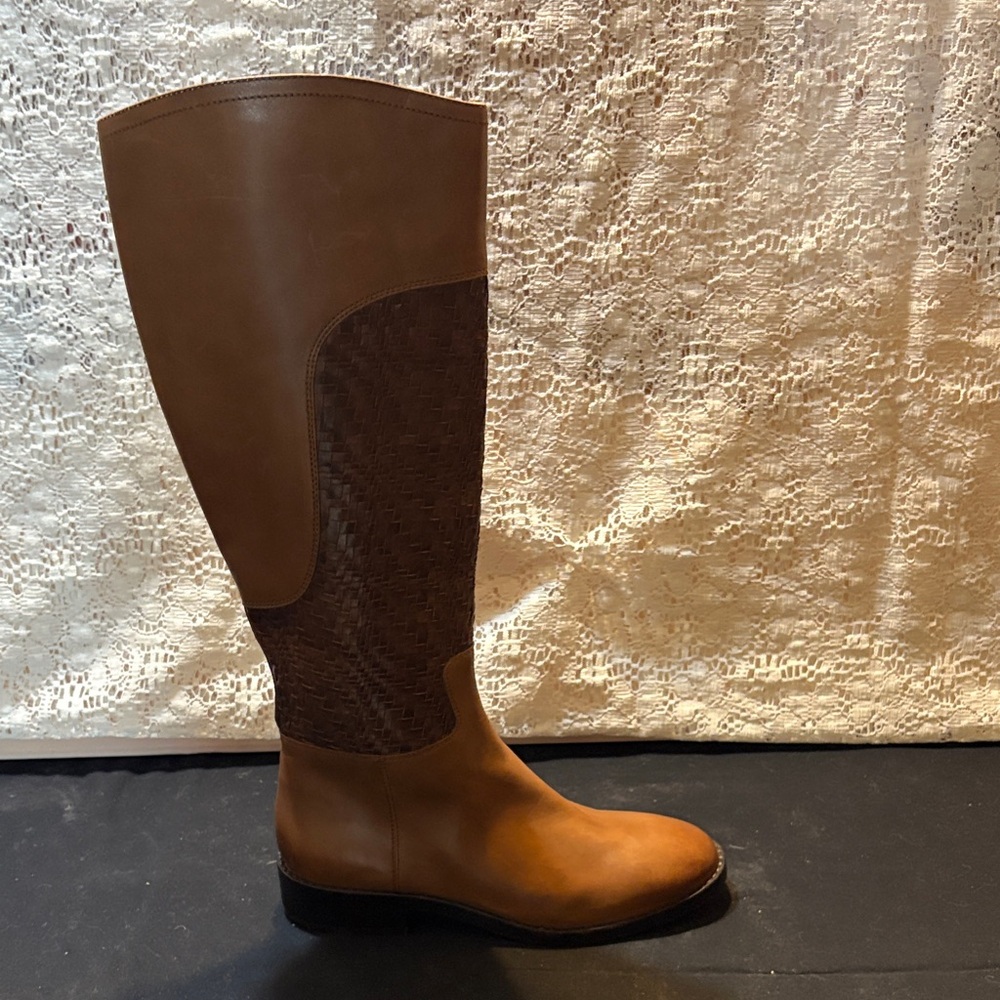 Cole Haan Tan and Brown Over the Knee Boots - Picture 6 of 8